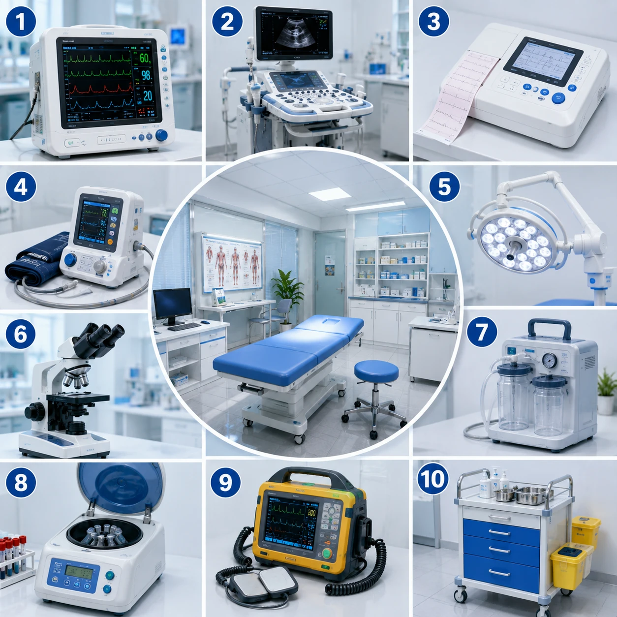 Top 10 Thiết Bị Y Tế Cần Có Trong Phòng Khám Đa Khoa Hiện Đại
