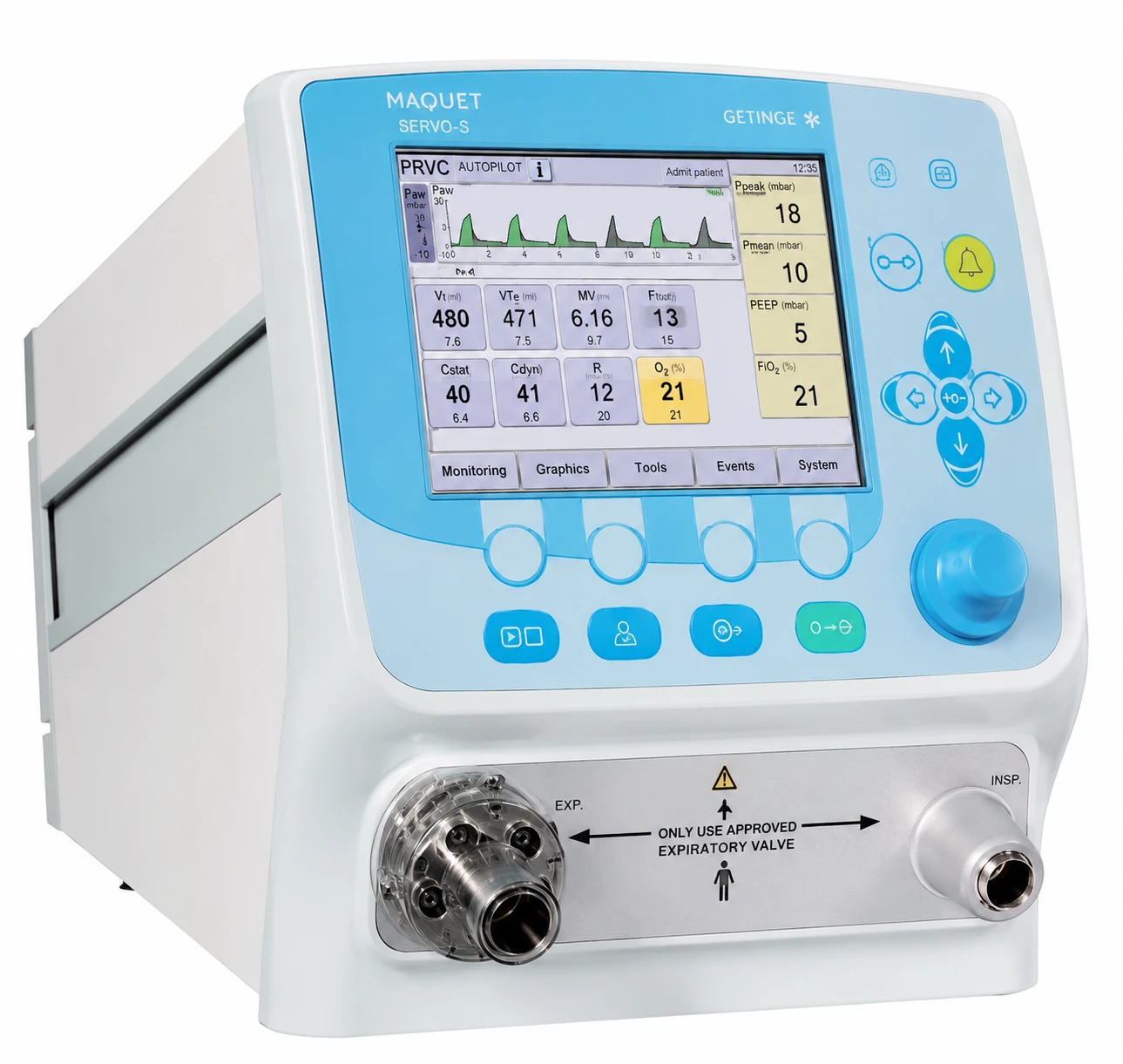 Máy giúp thở HFO trẻ sơ sinh và trẻ em Fabian + nCPAP Acutronic